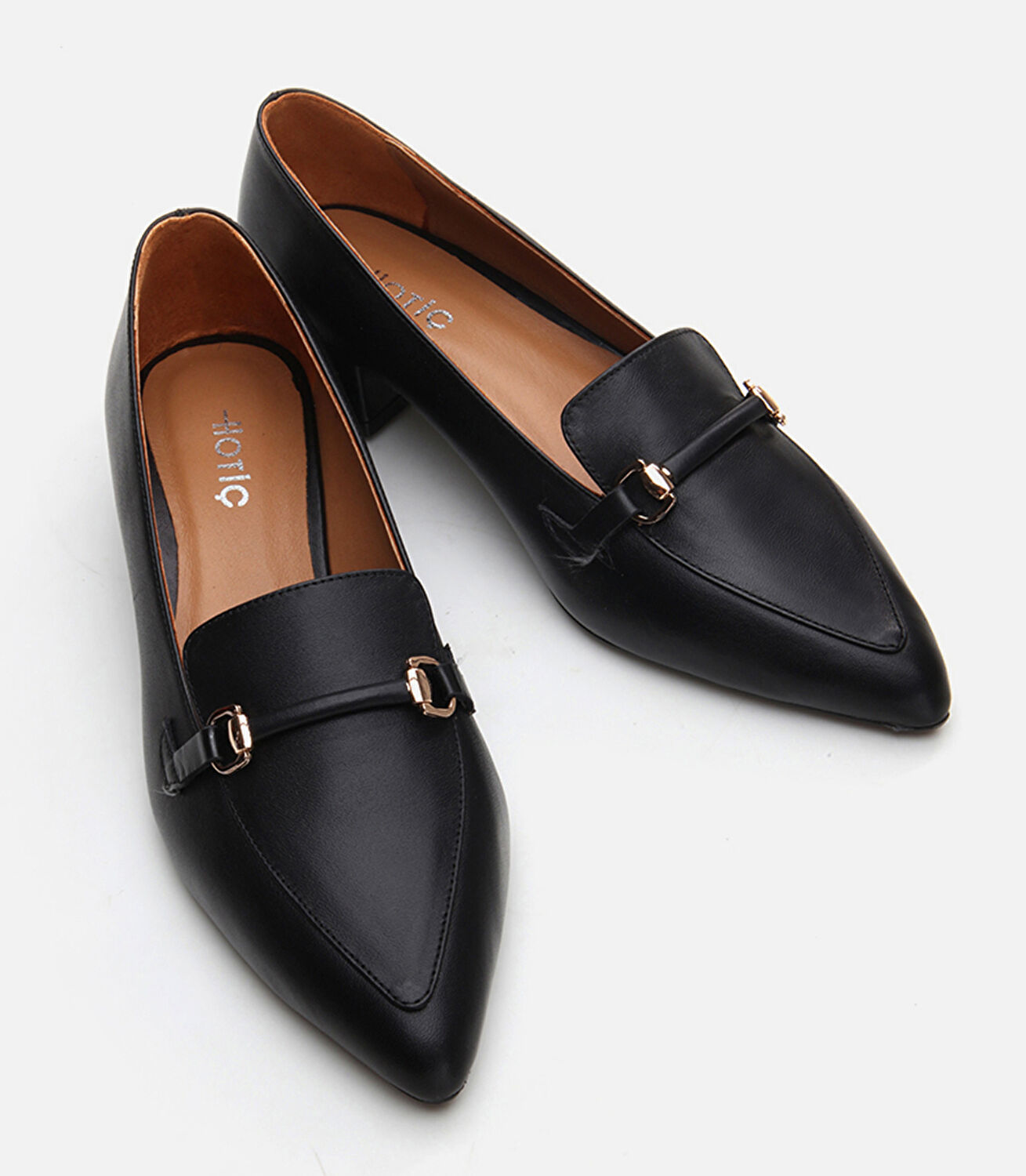 Kadın Deri Siyah Loafer
