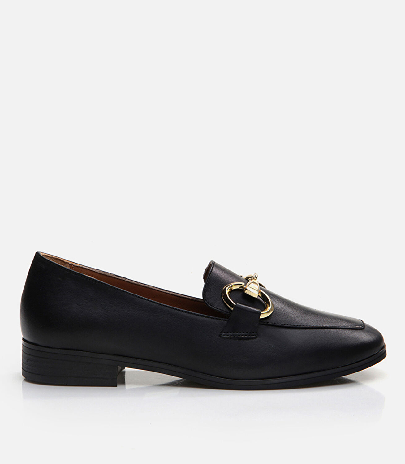 Kadın Deri Siyah Loafer