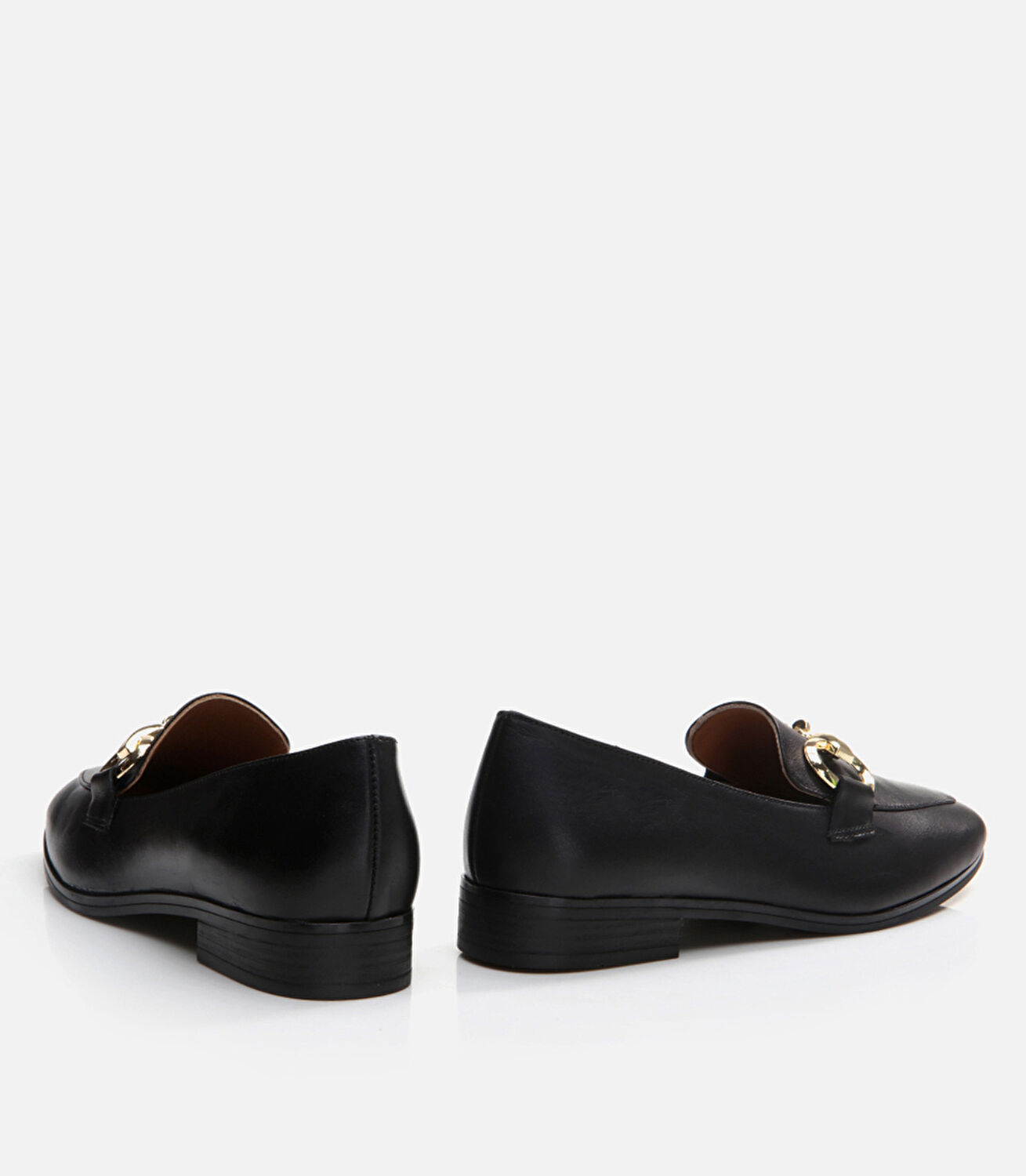 Kadın Deri Siyah Loafer