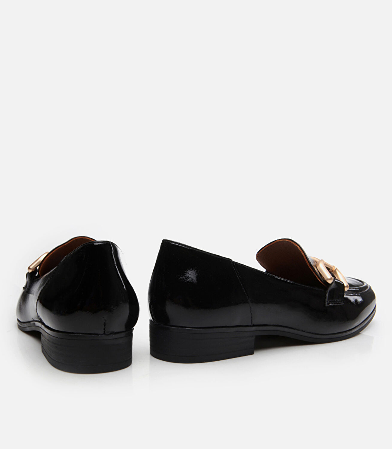 Kadın Deri Siyah Loafer