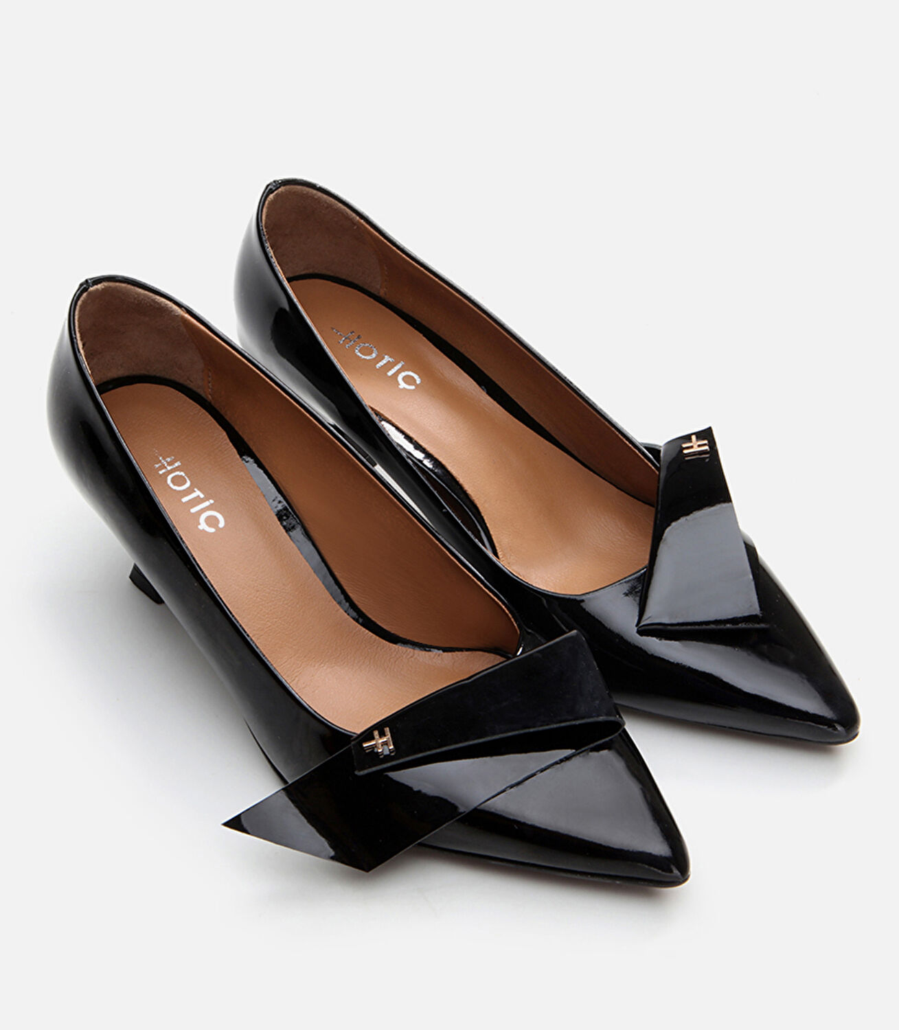 Kadın Deri Siyah Stiletto