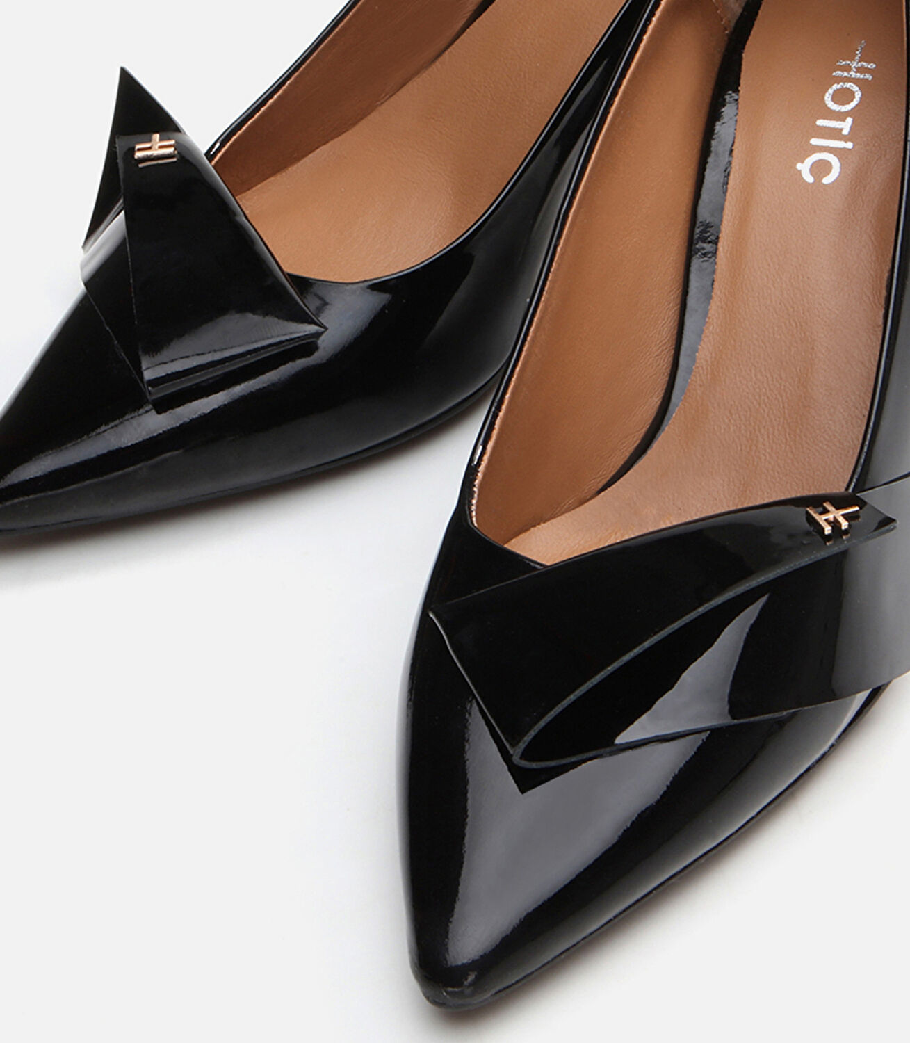 Kadın Deri Siyah Stiletto
