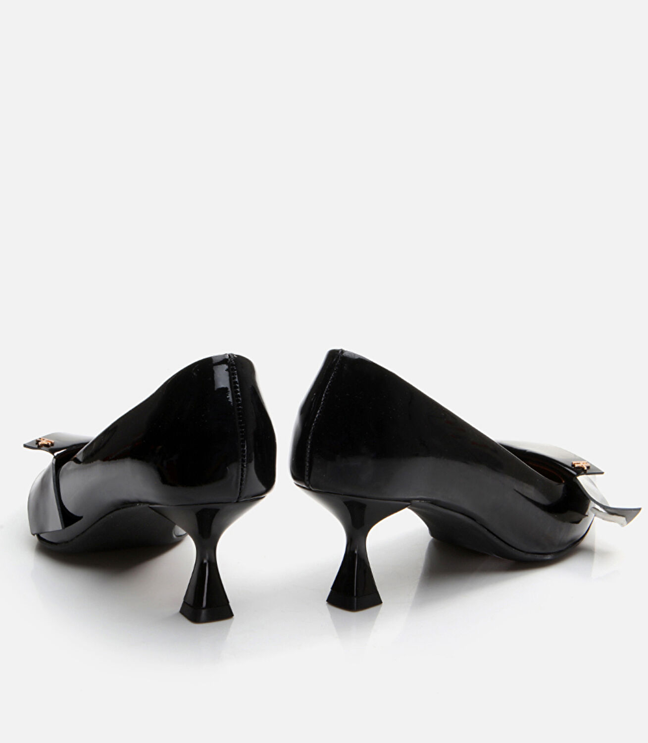 Kadın Deri Siyah Stiletto
