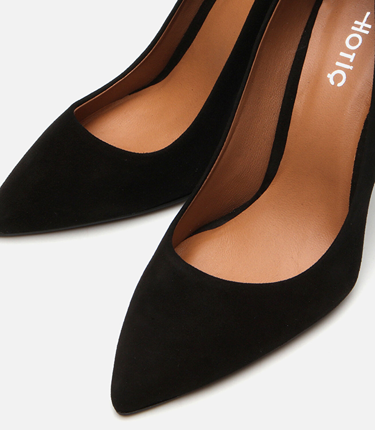Kadın Deri Siyah Stiletto
