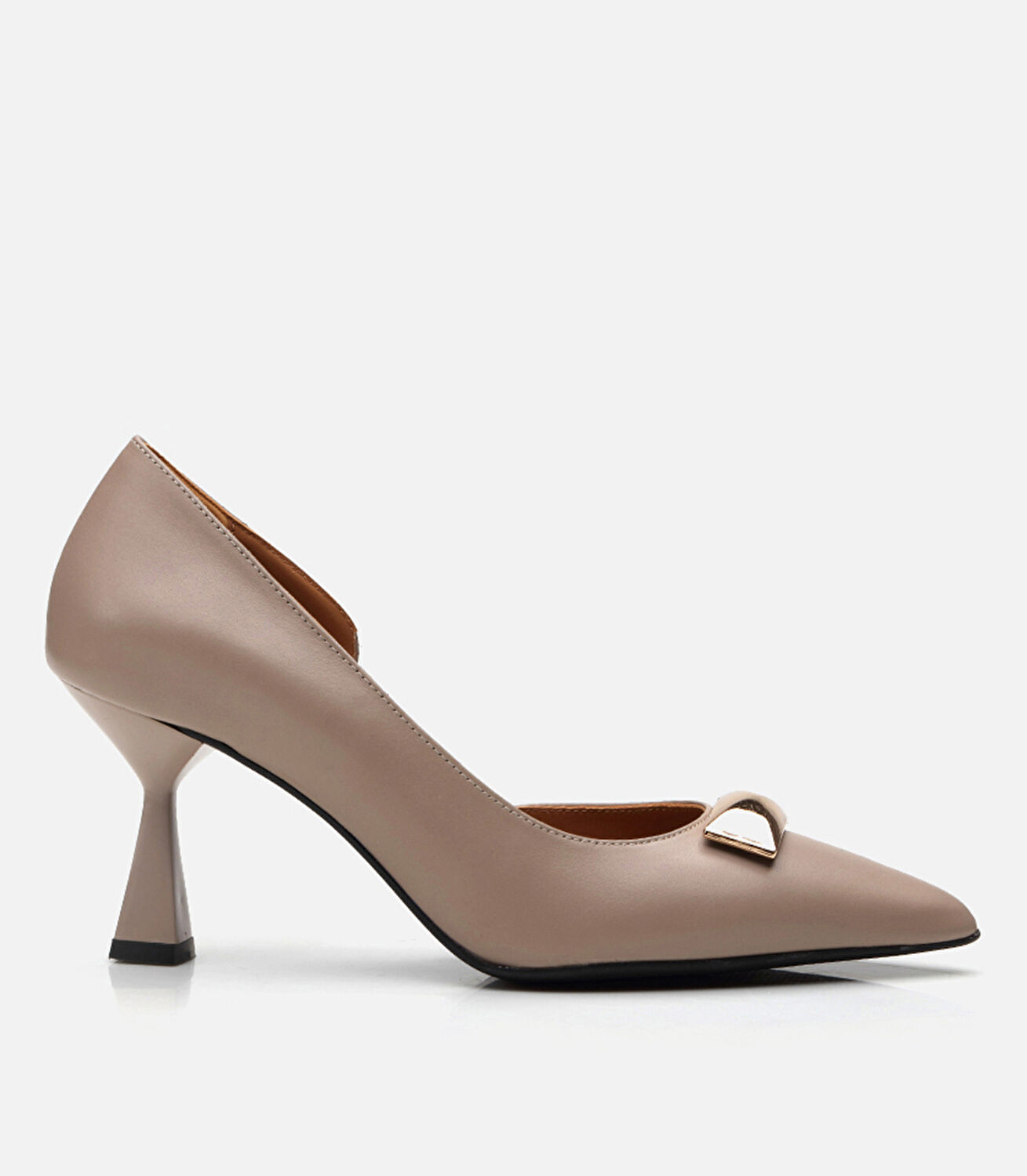 Kadın Deri Vizon Stiletto