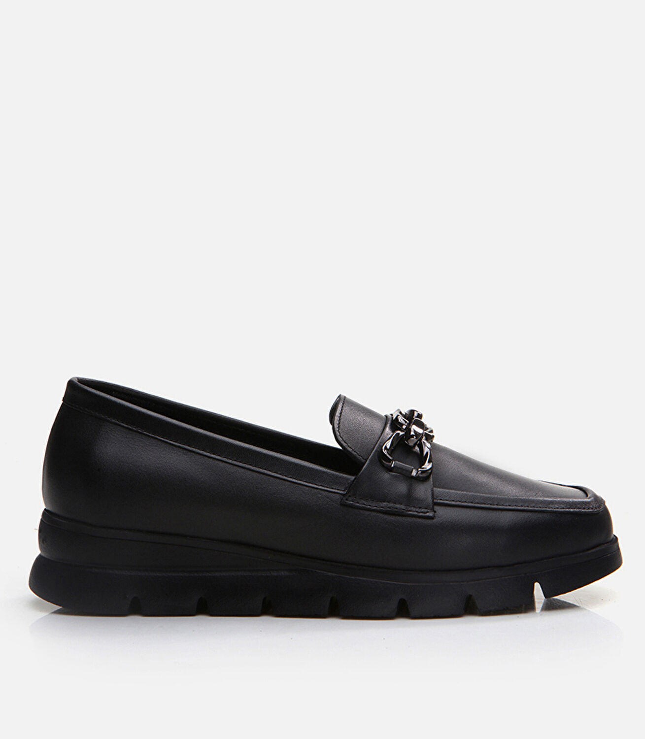 Kadın Deri Siyah Loafer