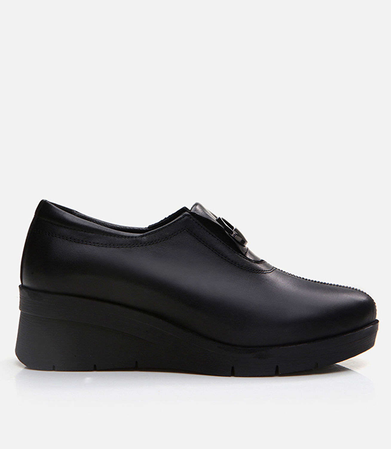 Kadın Deri Siyah Loafer