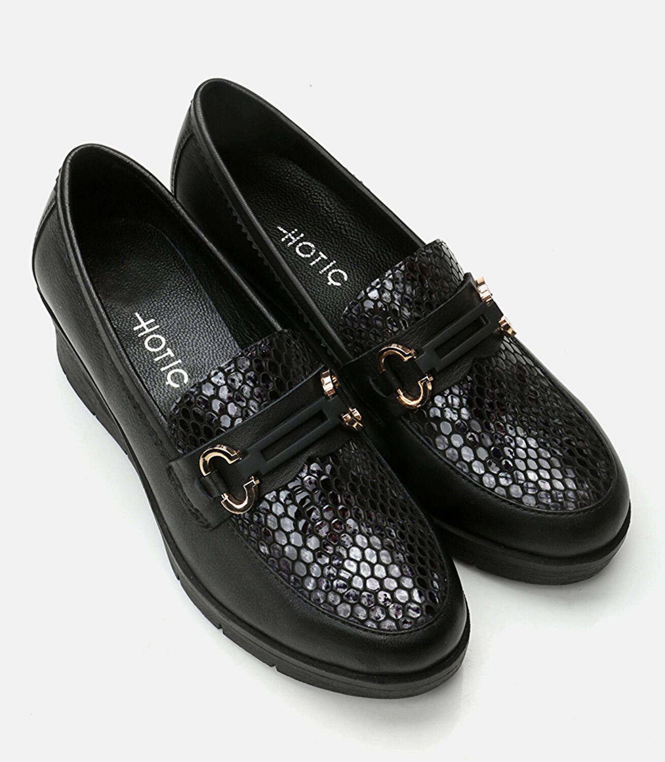 Kadın Deri Siyah Loafer