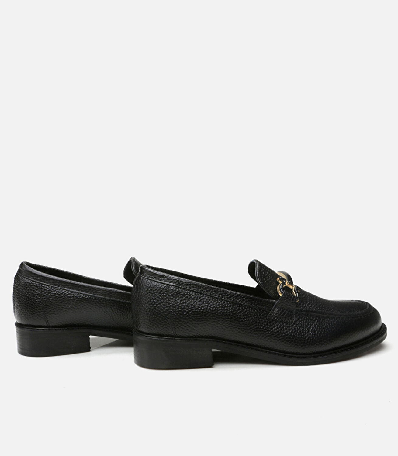 Kadın Deri Siyah Loafer
