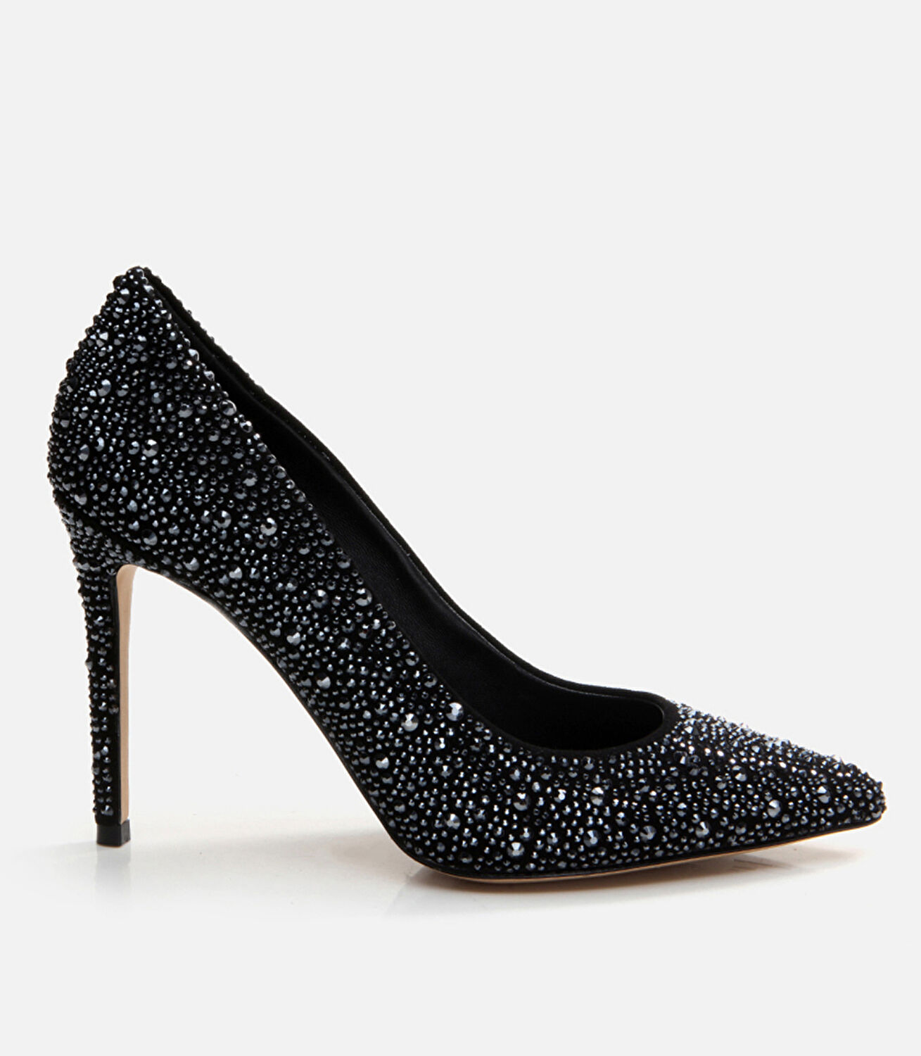 Kadın Deri Siyah Stiletto