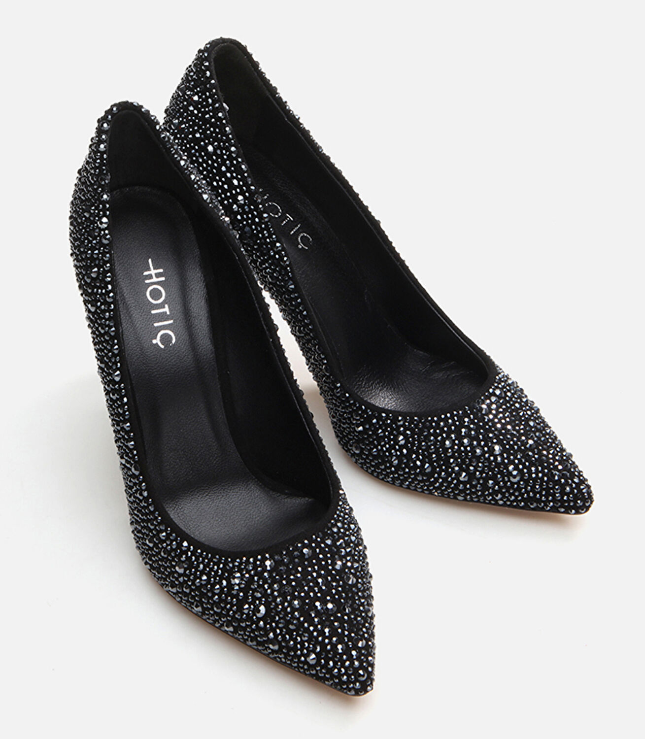 Kadın Deri Siyah Stiletto