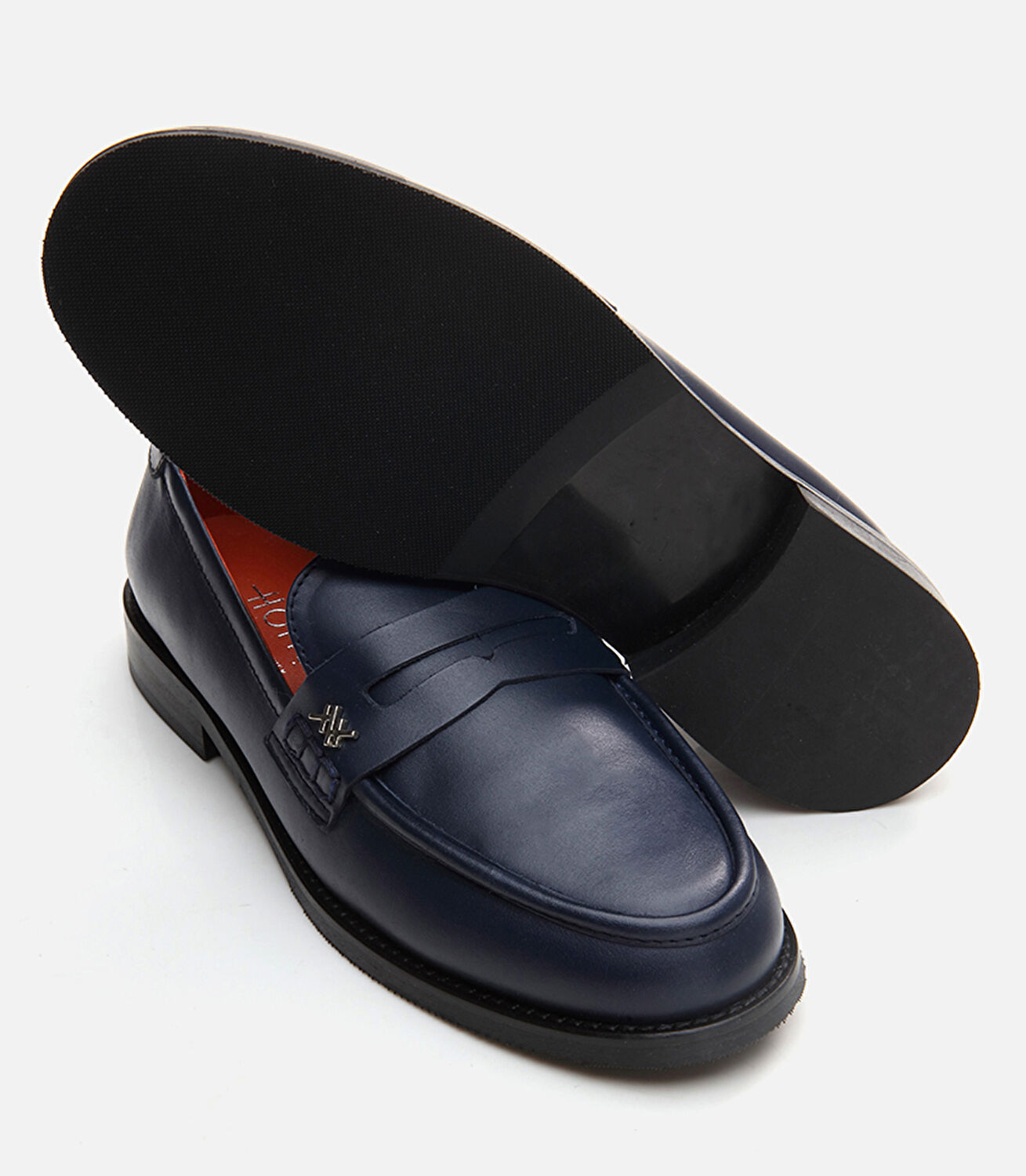 Kadın Deri Lacivert Loafer