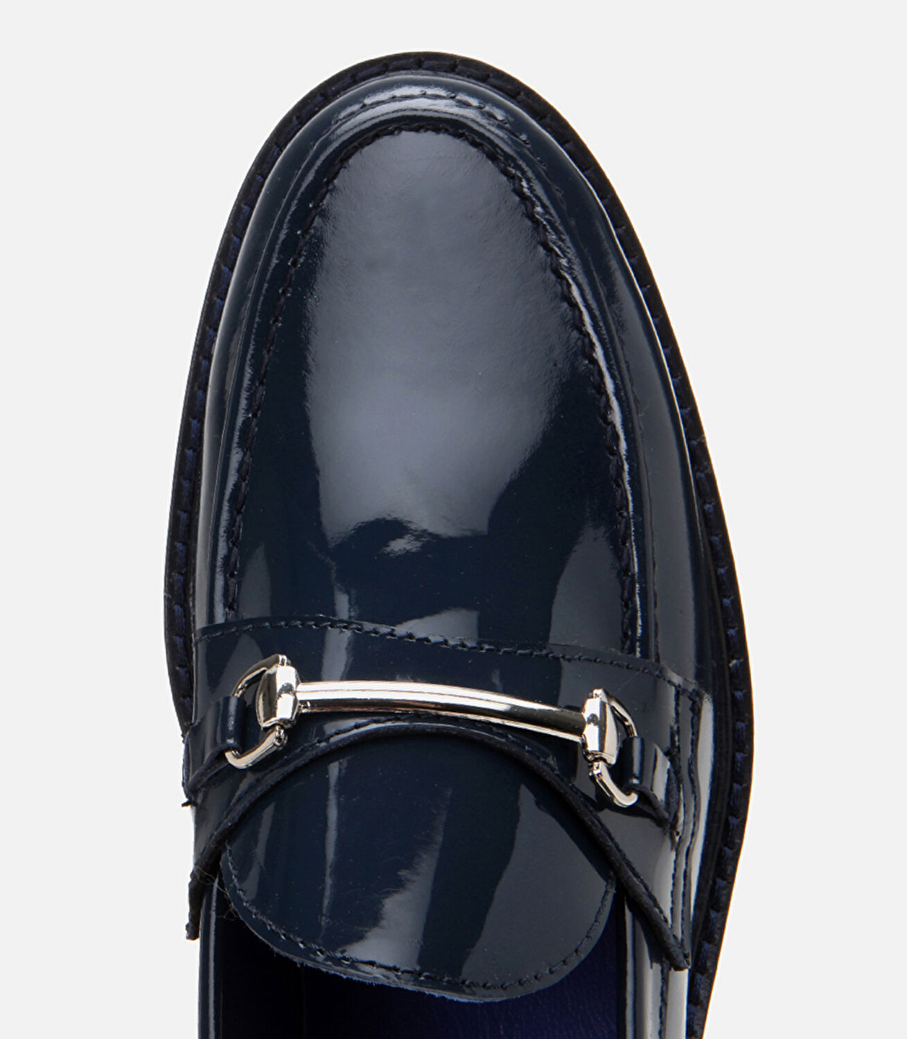 Kadın Deri Lacivert Loafer