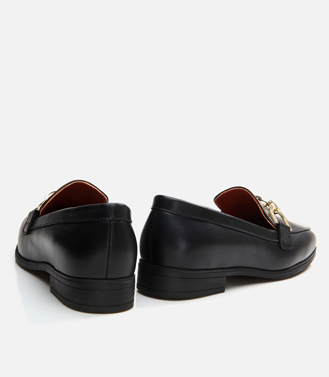 Kadın Deri Siyah Loafer
