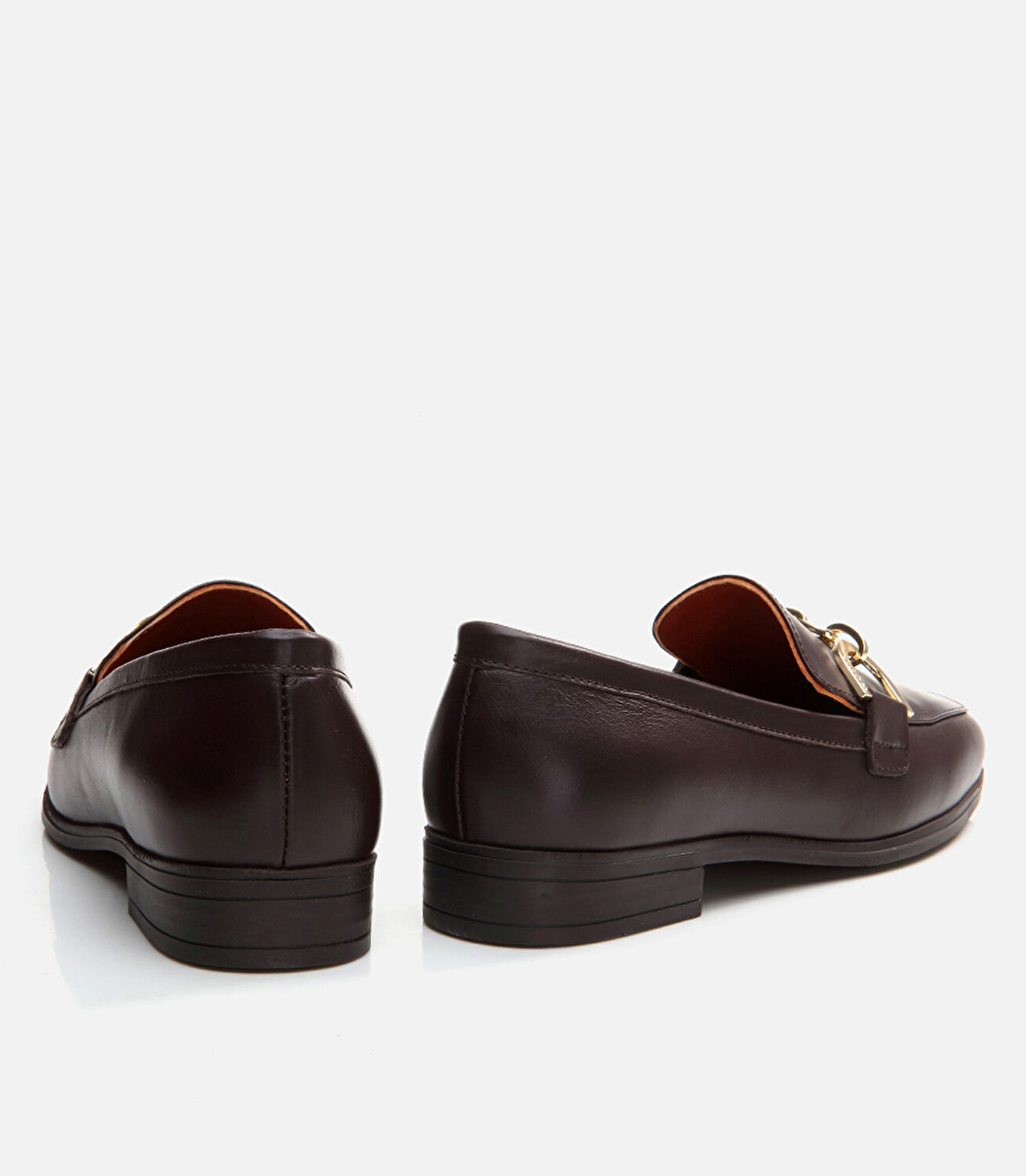 Kadın Deri Kahverengi Loafer