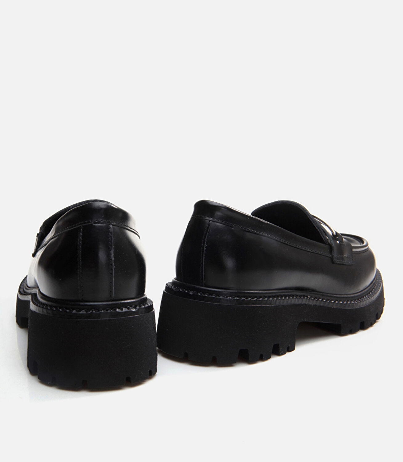 Kadın Deri Siyah Loafer