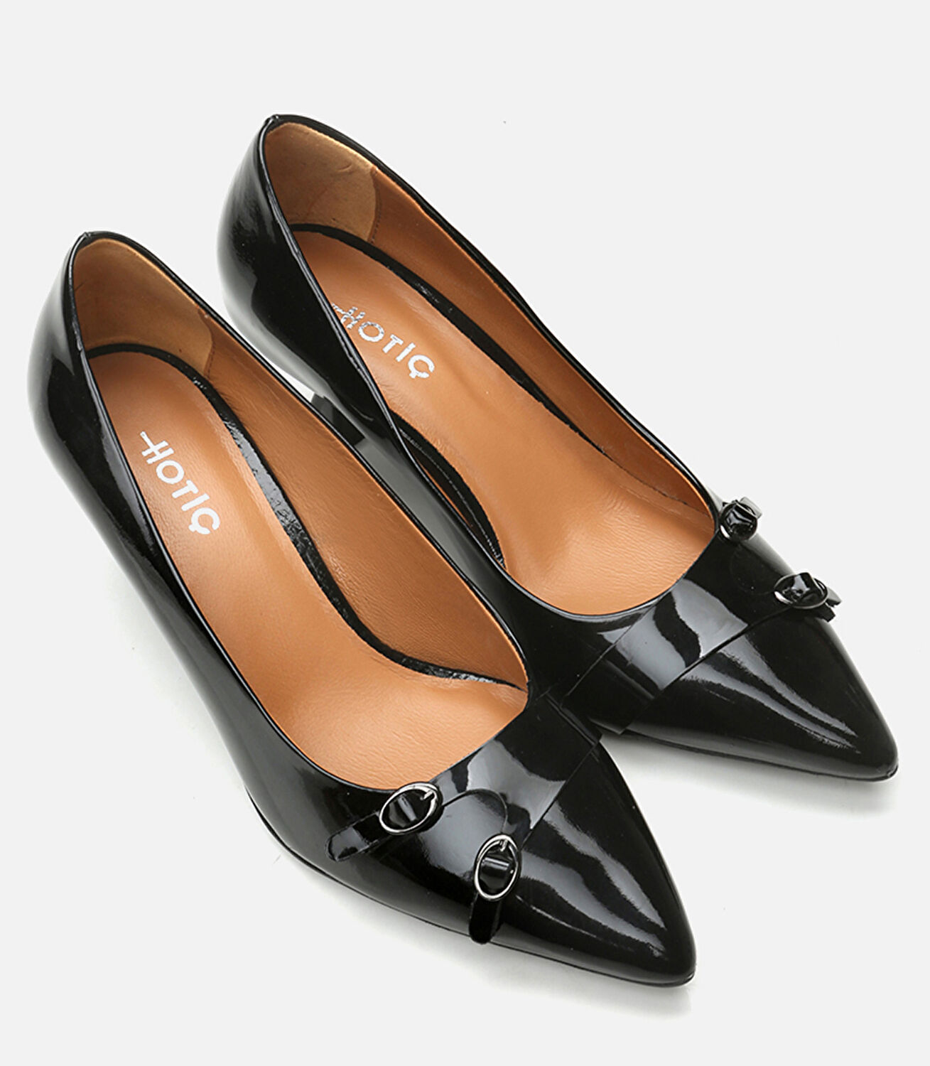 Kadın Deri Siyah Stiletto