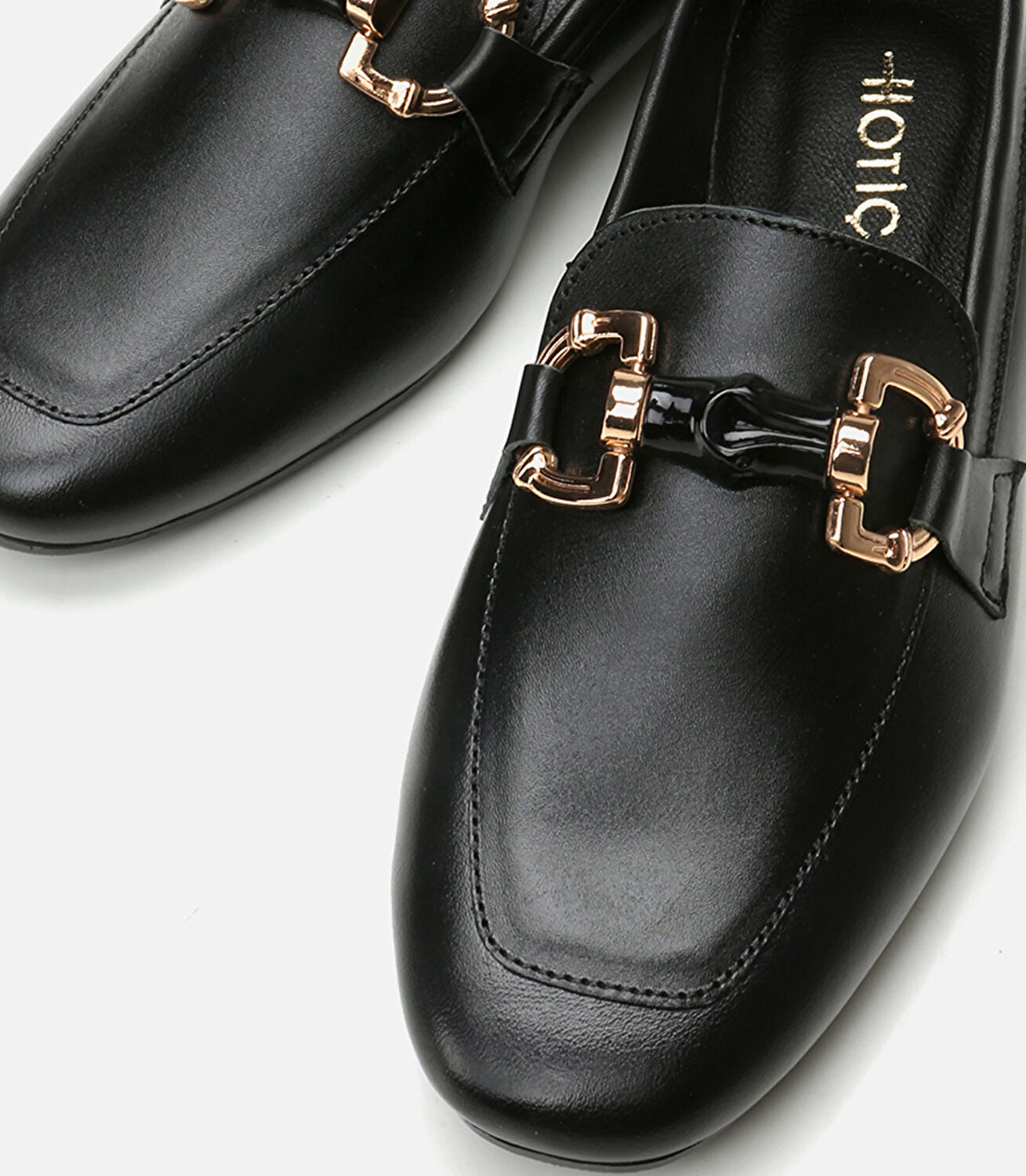 Kadın Deri Siyah Loafer