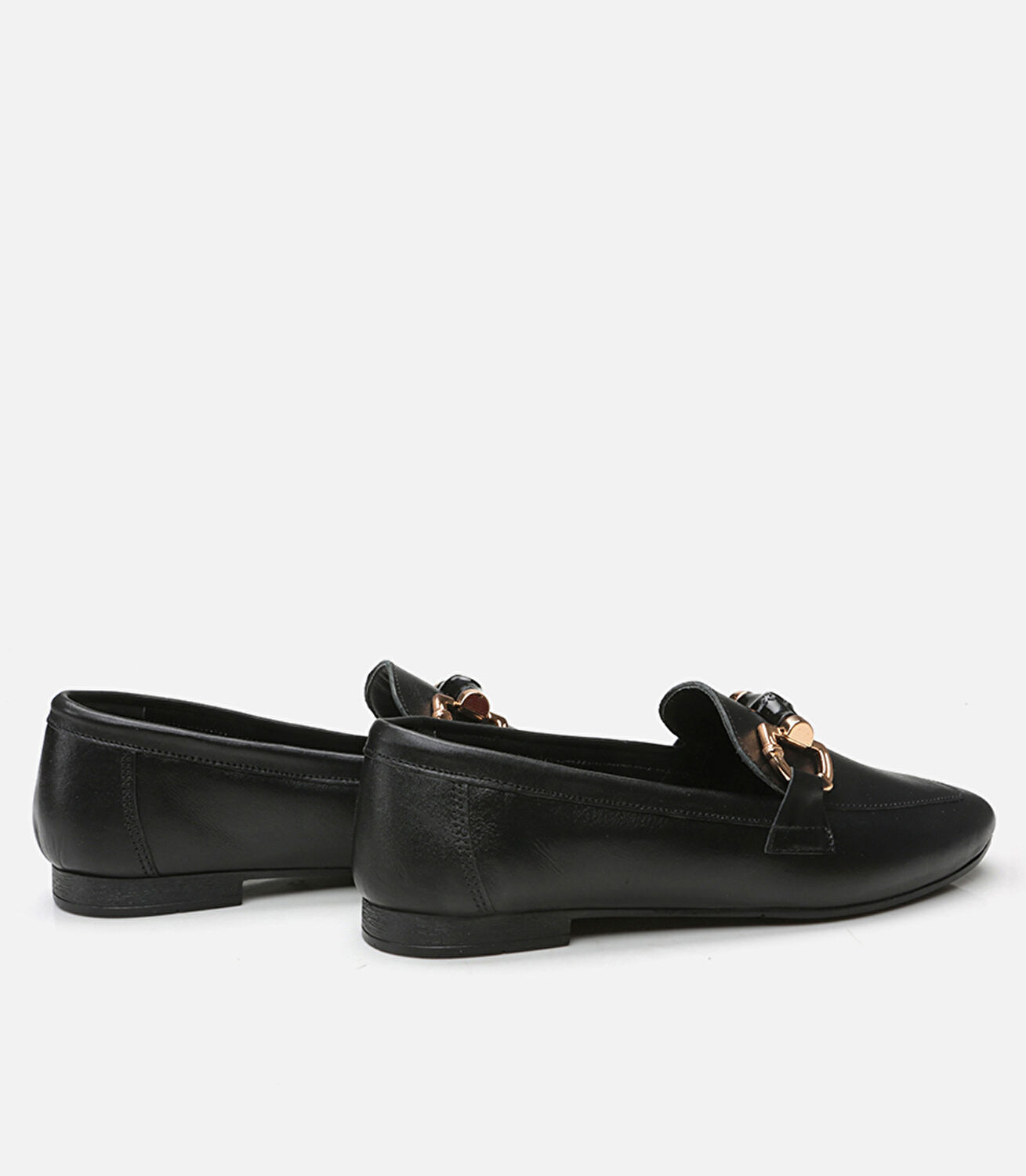 Kadın Deri Siyah Loafer