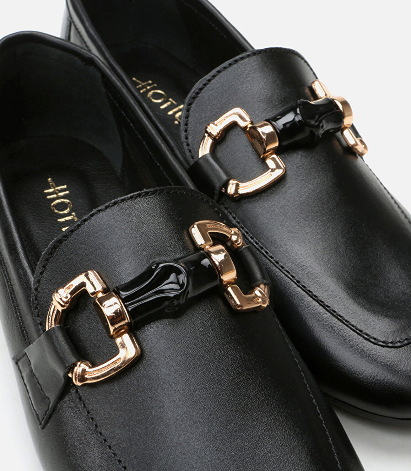 Kadın Deri Siyah Loafer