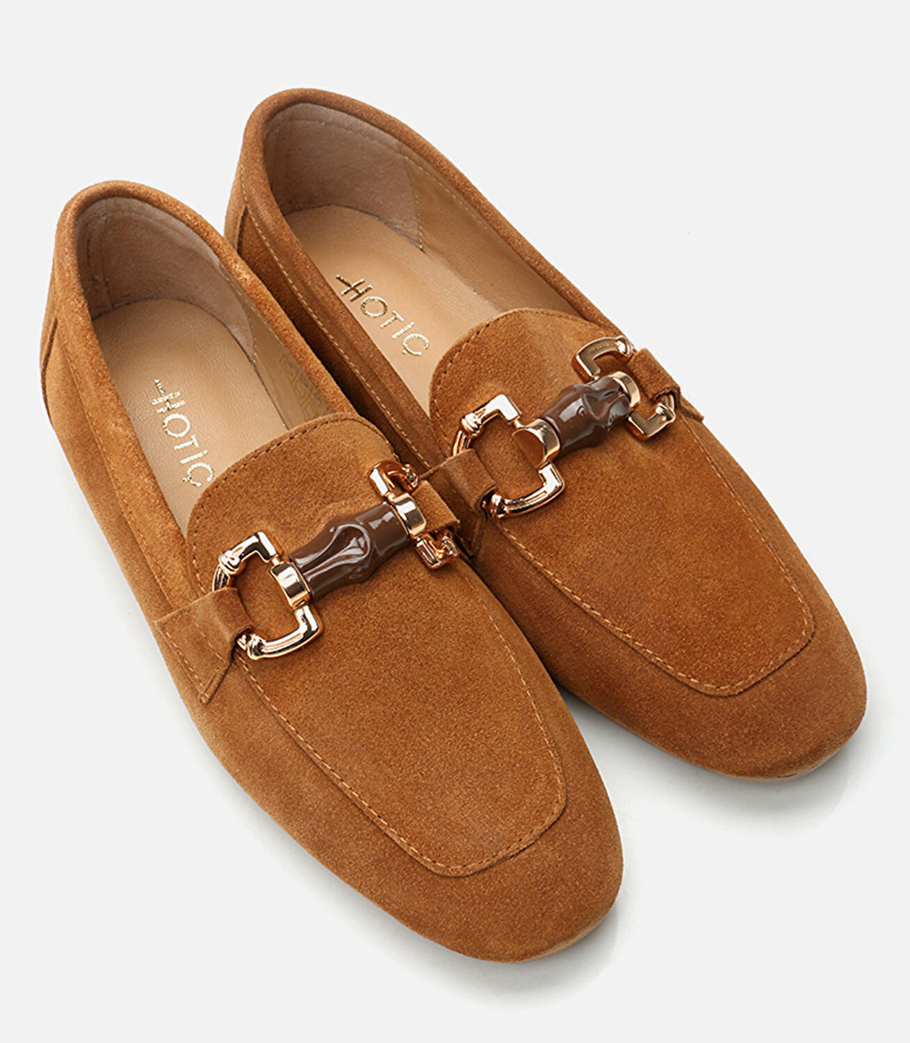 Kadın Deri Taba Loafer