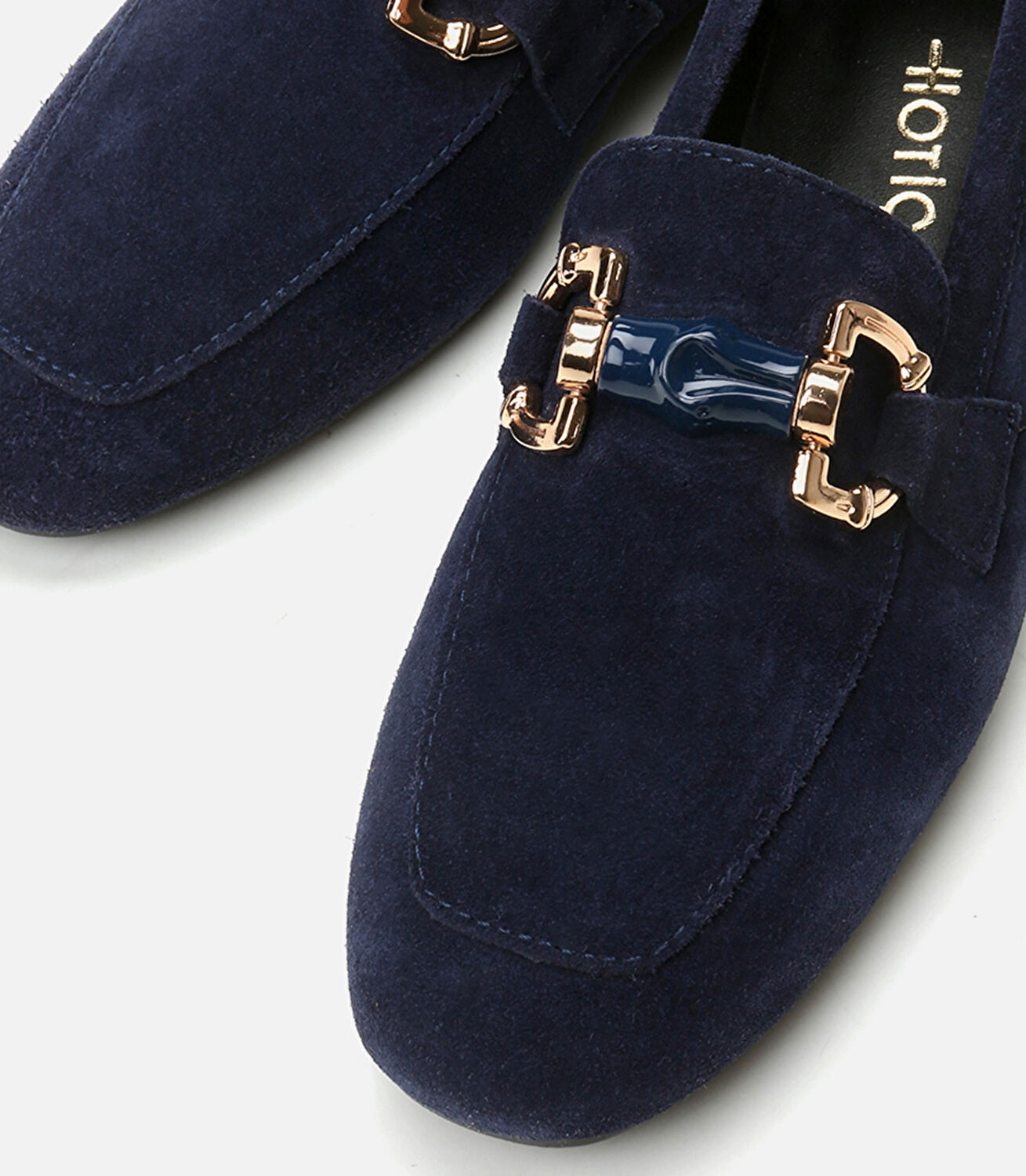 Kadın Deri Lacivert Loafer