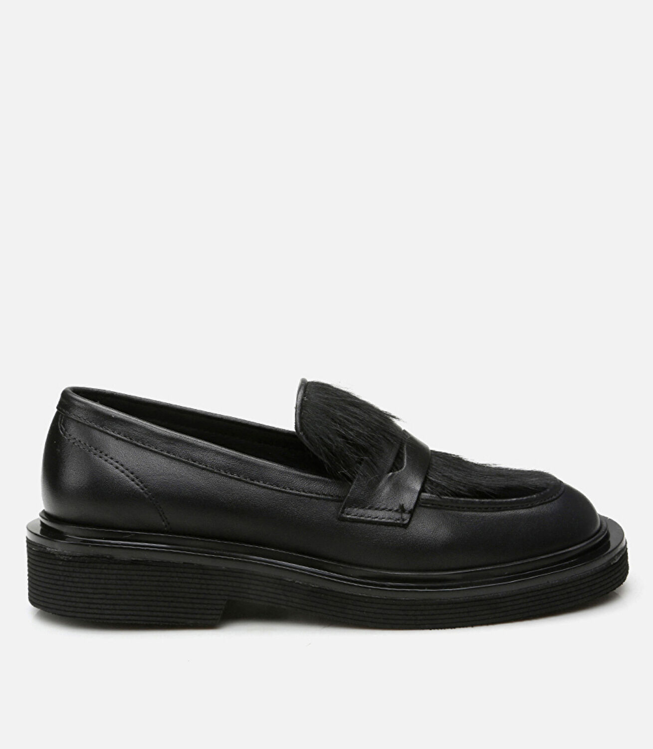 Kadın Deri Siyah Loafer