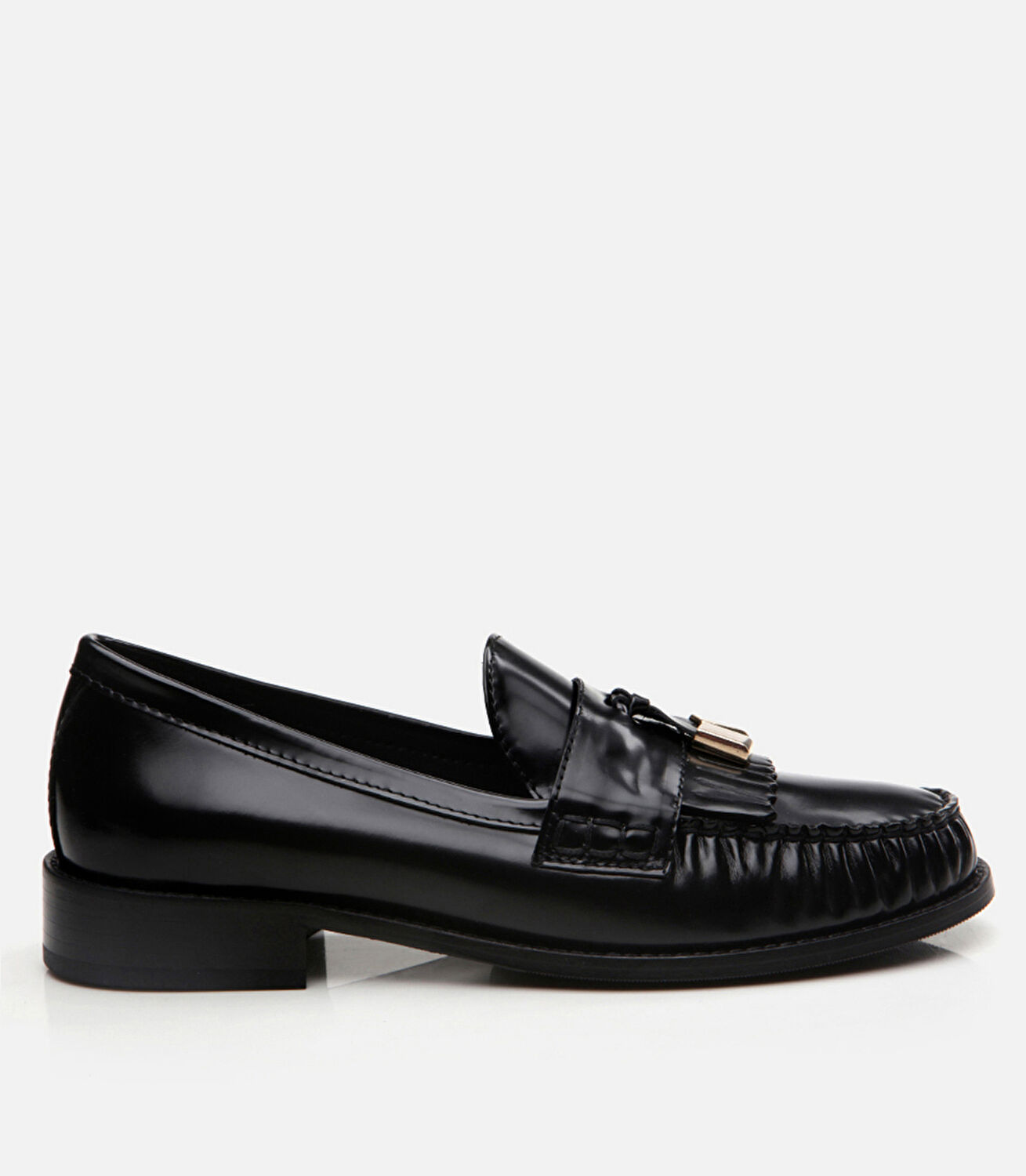 Kadın Deri Siyah Loafer