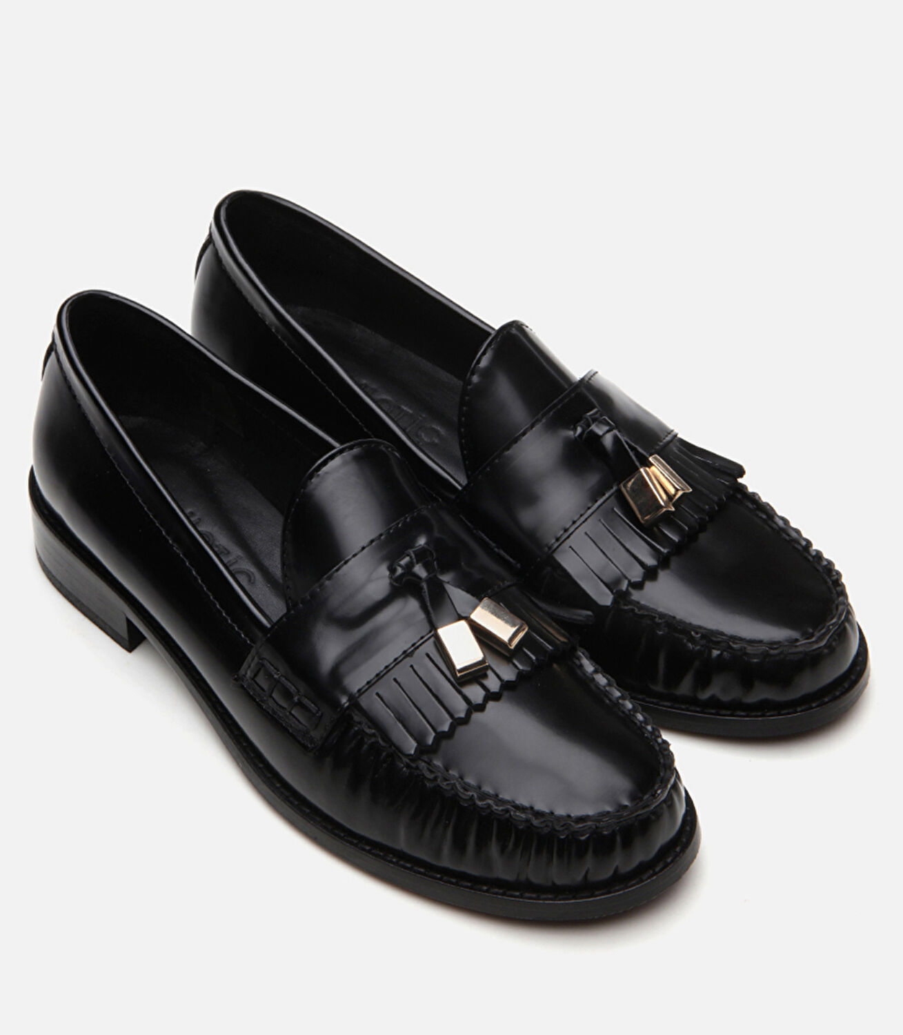 Kadın Deri Siyah Loafer