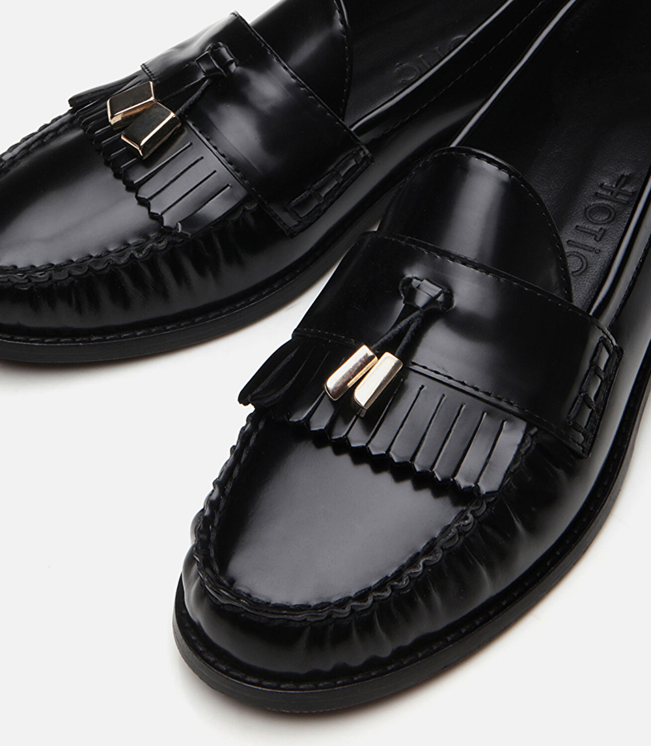 Kadın Deri Siyah Loafer