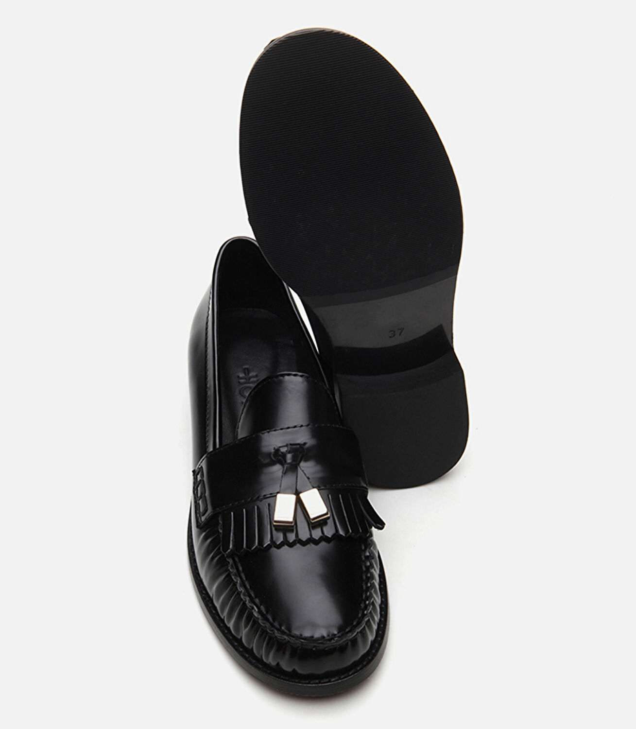 Kadın Deri Siyah Loafer