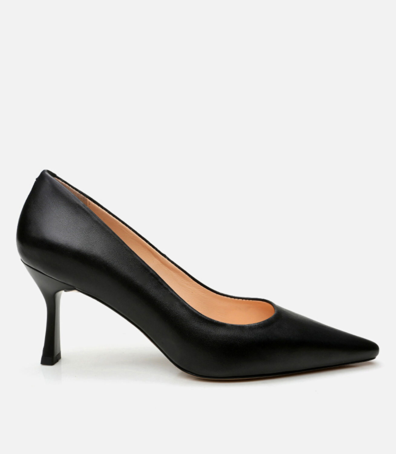 Kadın Deri Siyah Stiletto