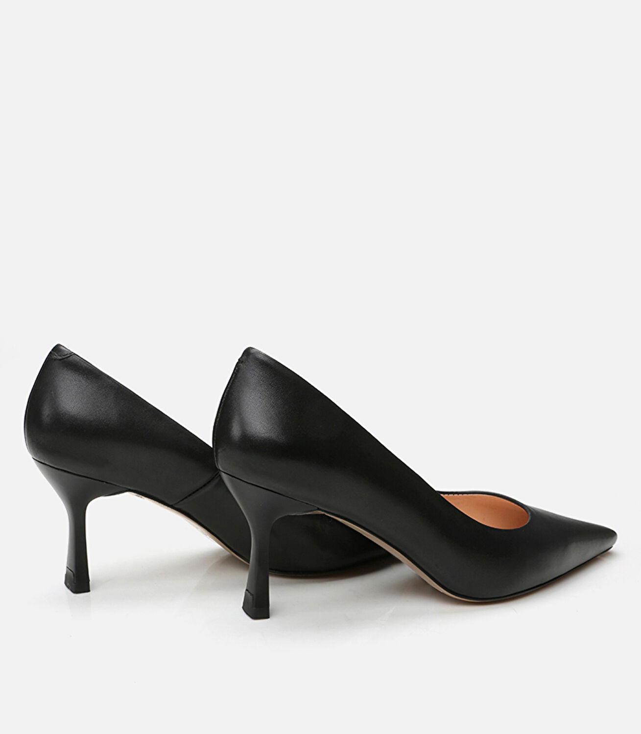 Kadın Deri Siyah Stiletto