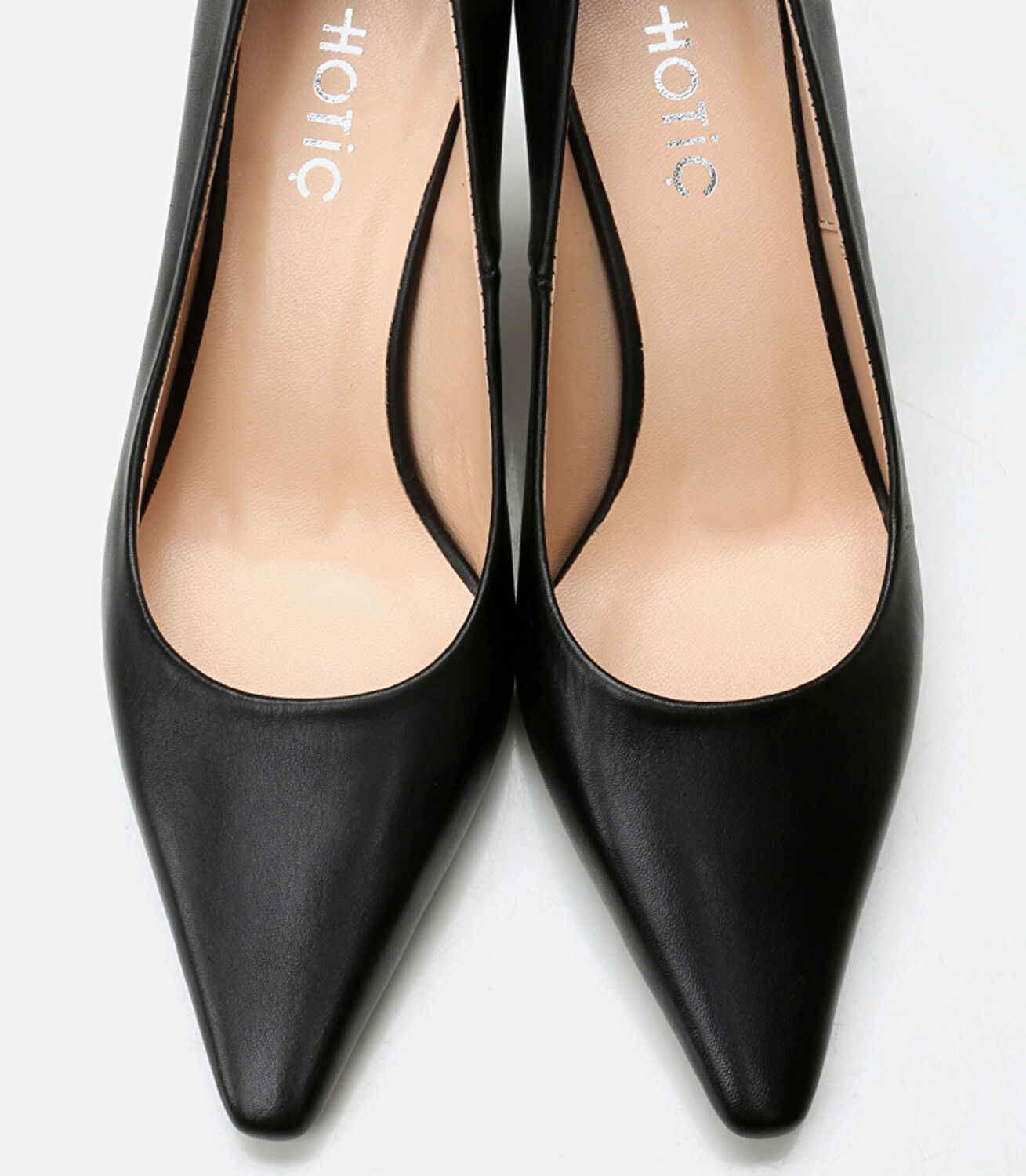 Kadın Deri Siyah Stiletto