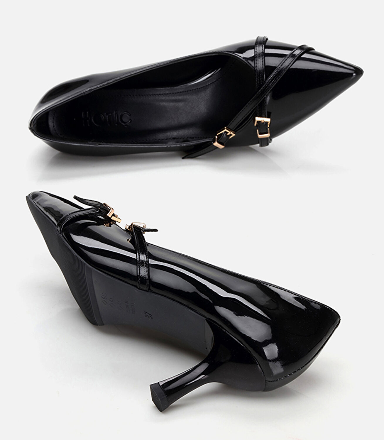 Siyah Kadın Stiletto