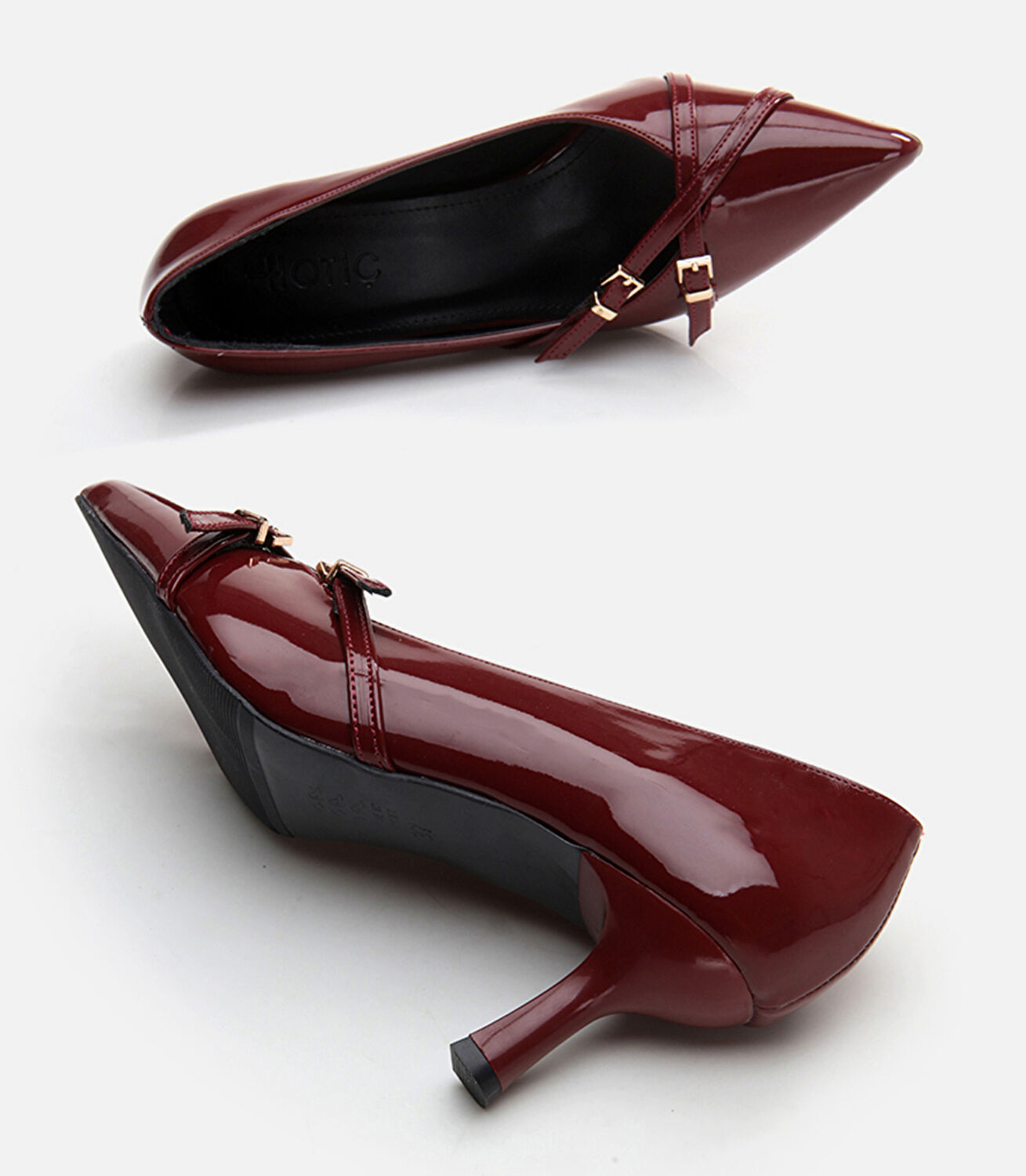 Bordo Kadın Stiletto