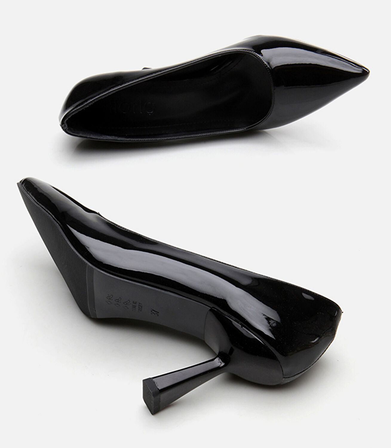 Siyah Kadın Stiletto