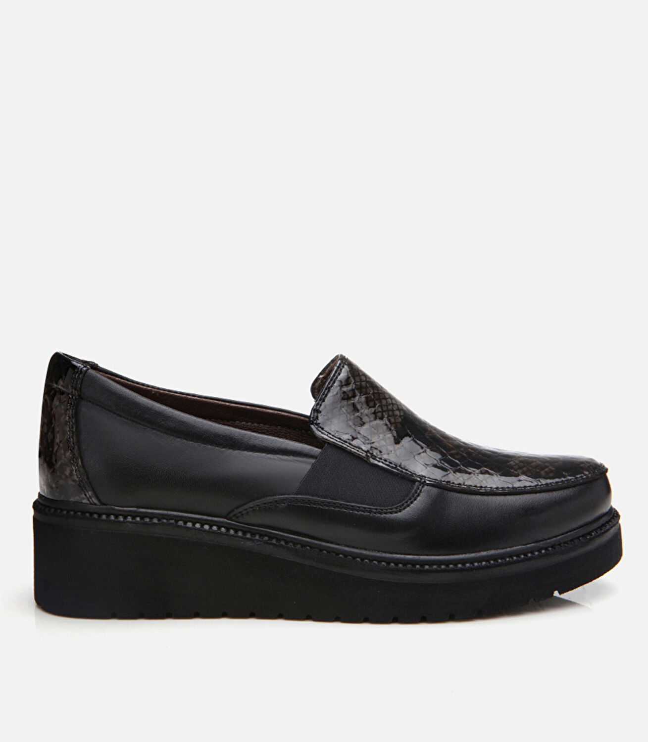 Kadın Deri Siyah Loafer