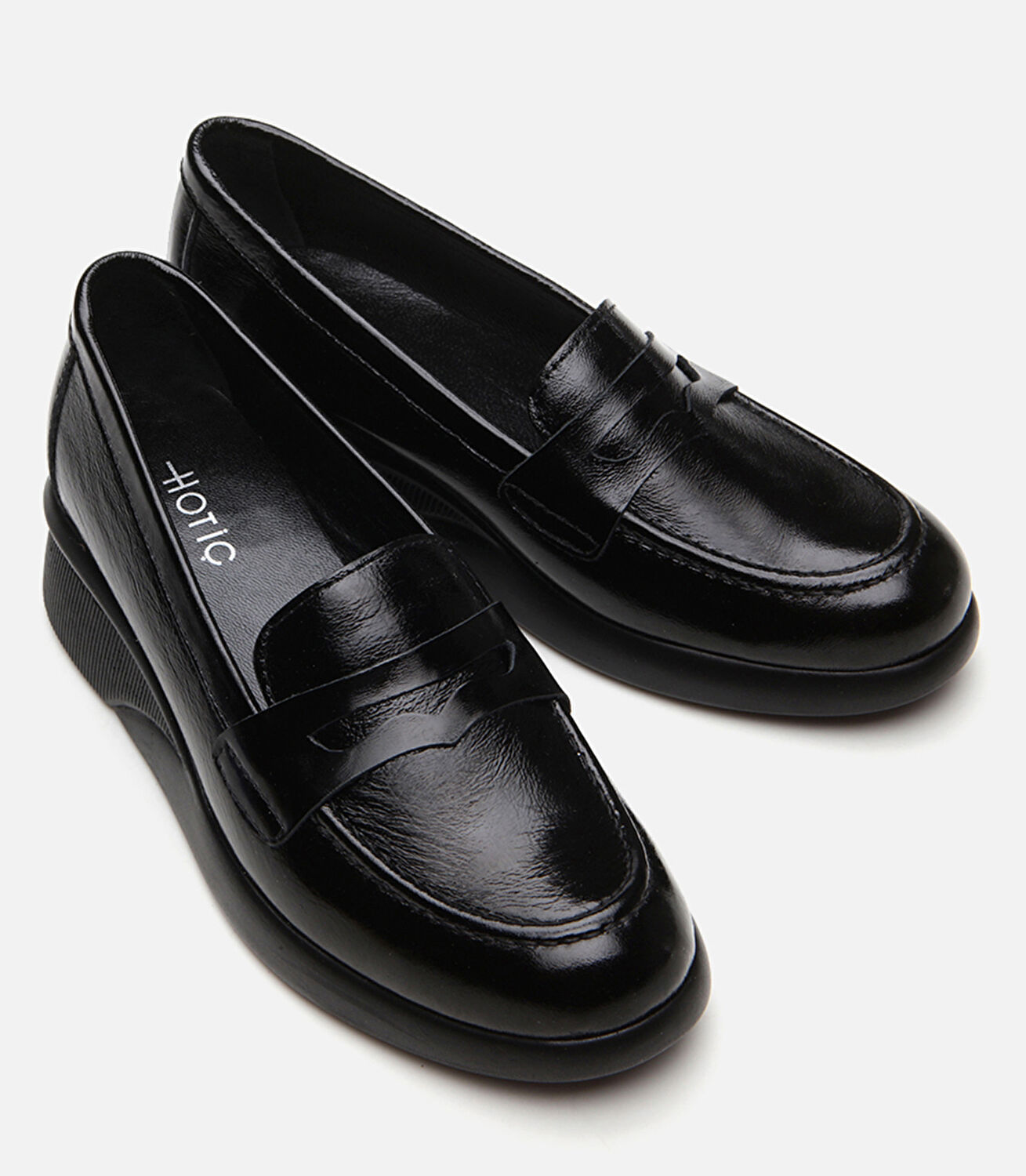 Kadın Deri Siyah Loafer