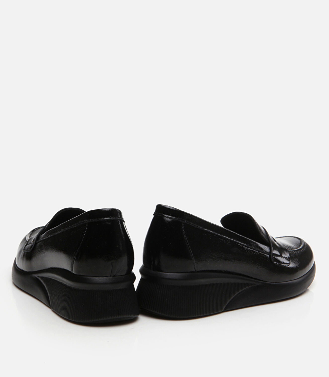 Kadın Deri Siyah Loafer