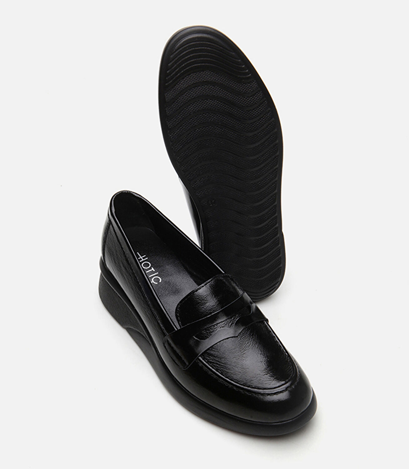 Kadın Deri Siyah Loafer