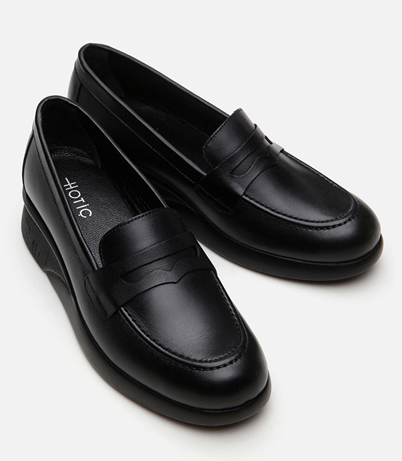 Kadın Deri Siyah Loafer
