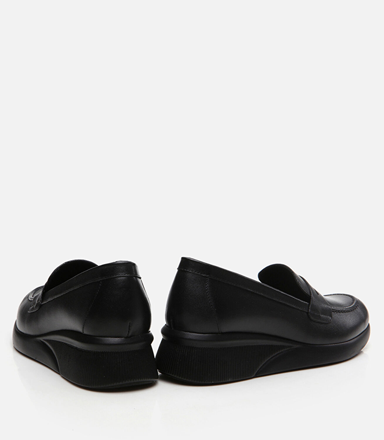 Kadın Deri Siyah Loafer
