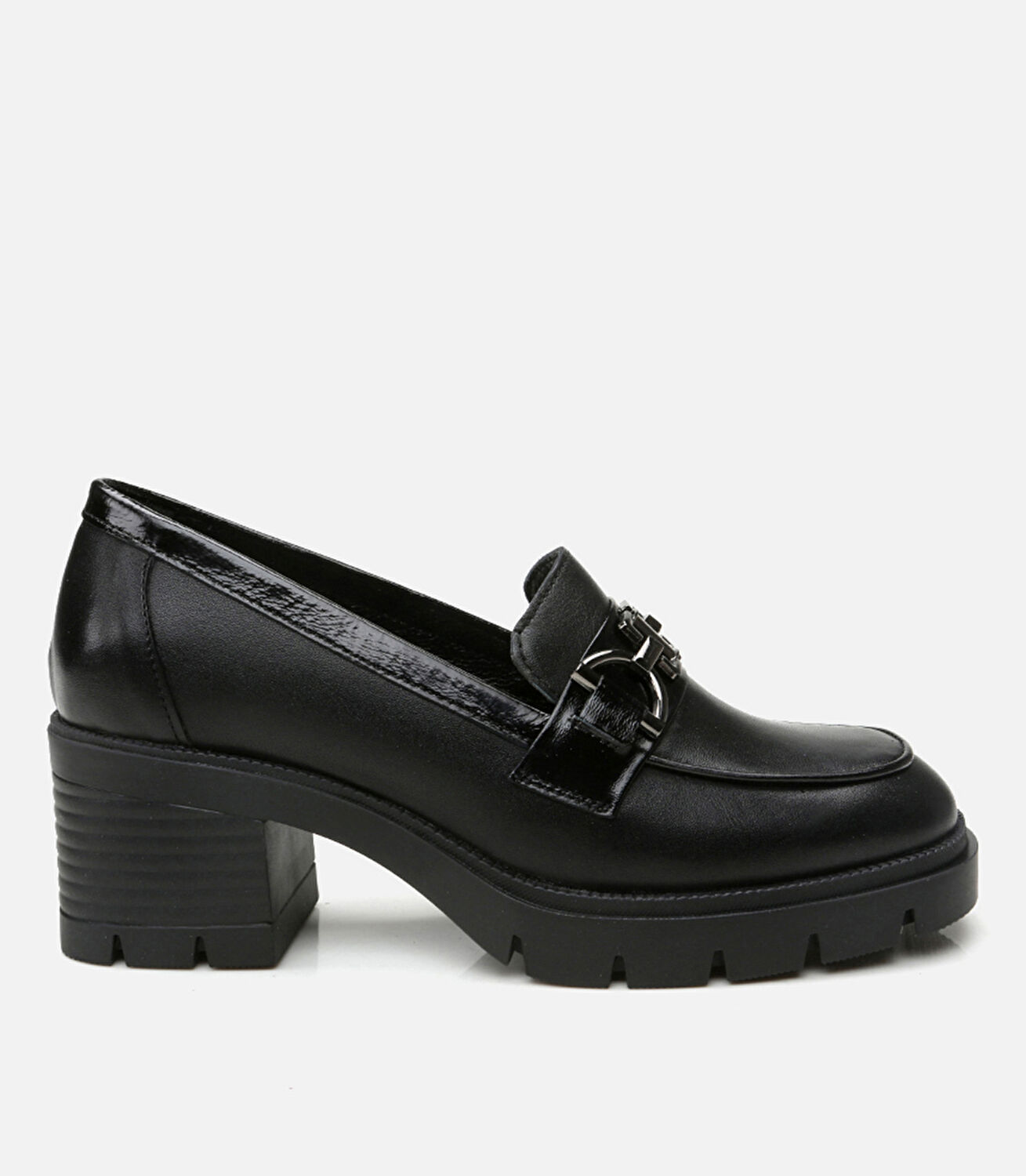 Kadın Deri Siyah Loafer