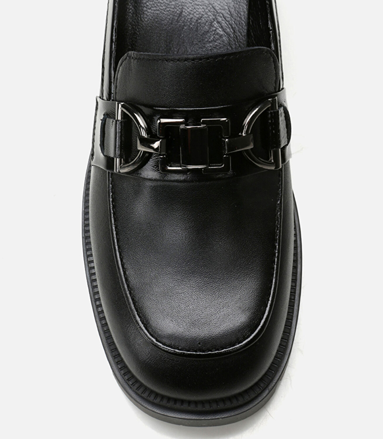 Kadın Deri Siyah Loafer