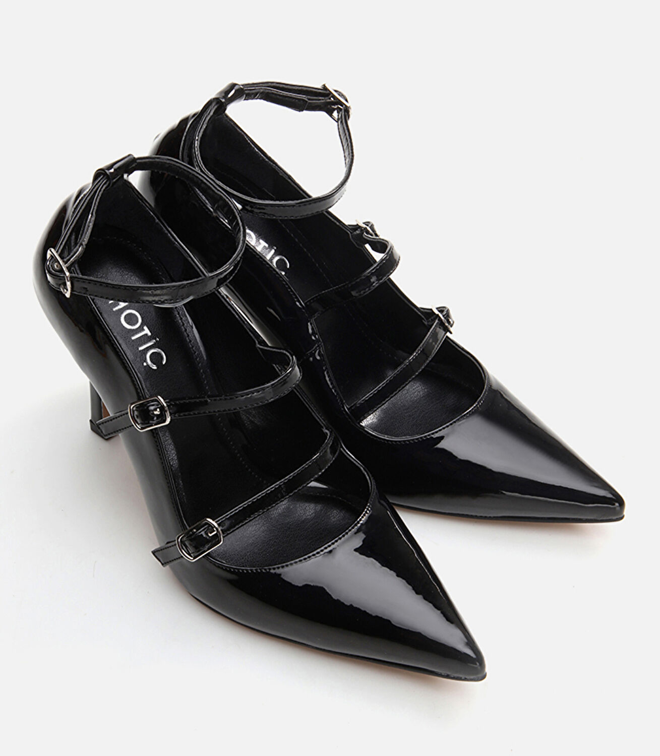 Mary Jane Siyah Kadın Stiletto