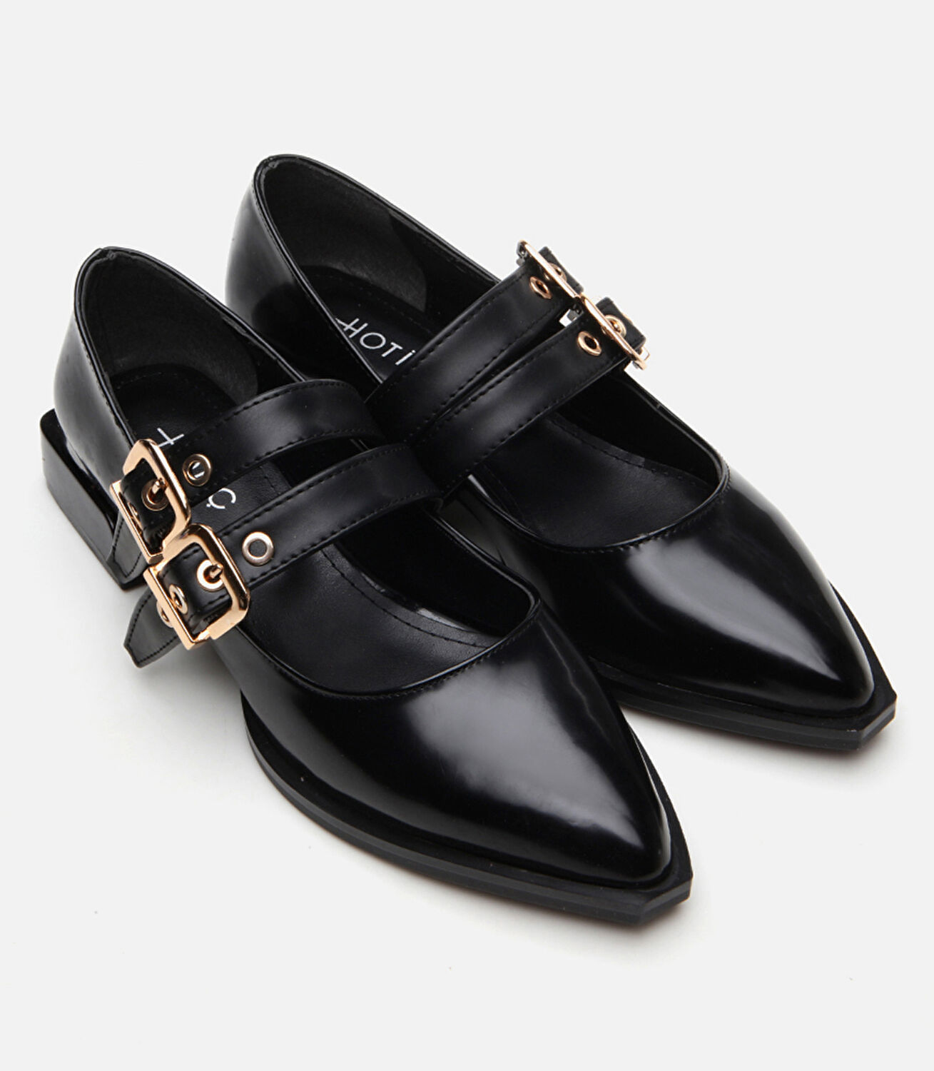 Mary Jane Siyah Kadın Loafer
