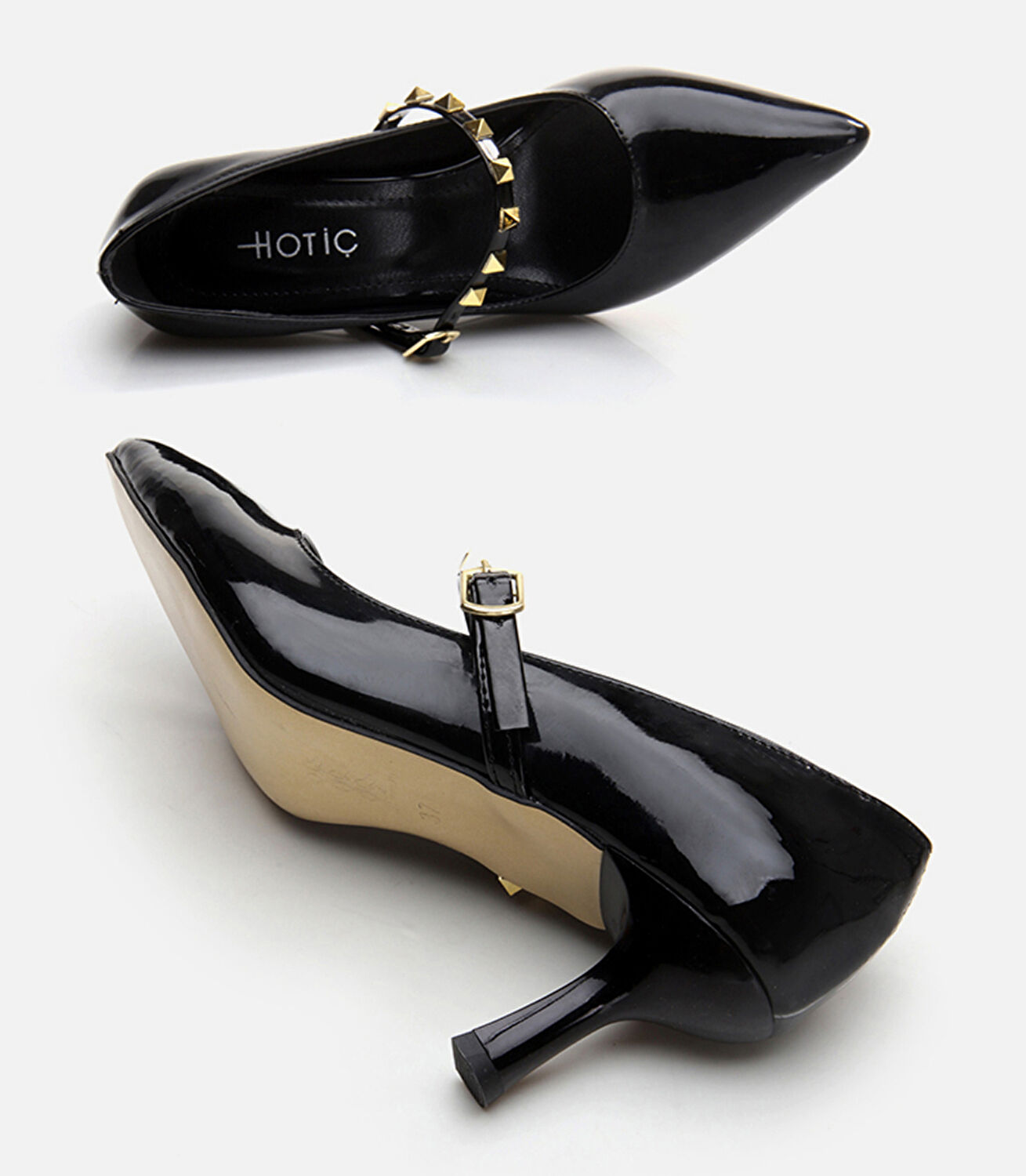 Siyah Kadın Stiletto