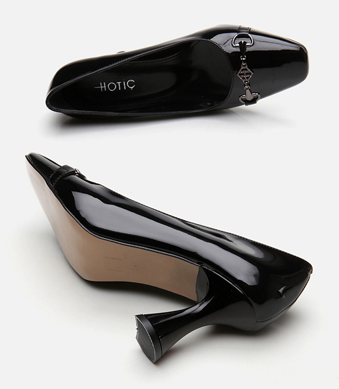 Siyah Kadın Stiletto
