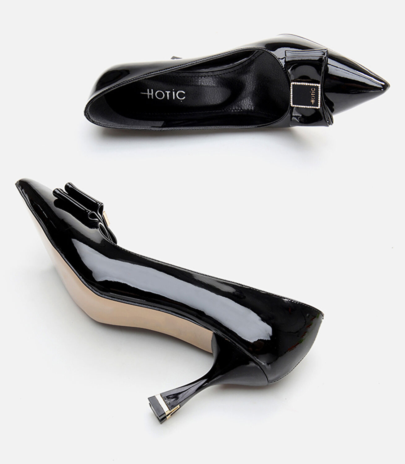 Siyah Kadın Stiletto